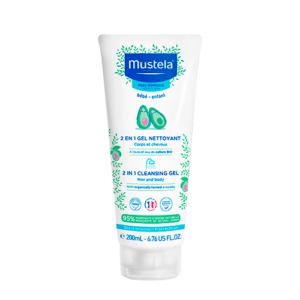 2 en 1 Bébé Cheveux & Corps 200ml