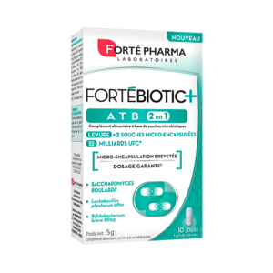 FORTE PHARMA FORTEBIOTIC ATB 10 GELULES